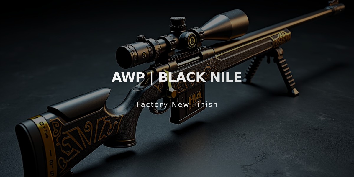 AWP | Black Nile - Affordable Mil-Spec Sniper Rifle Skin