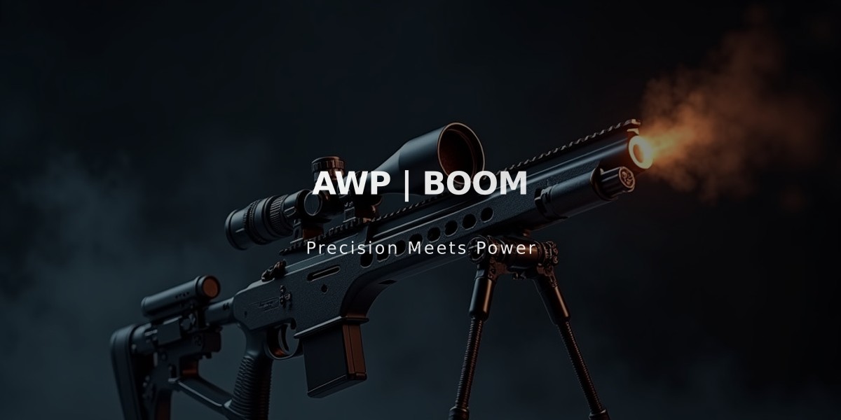 AWP Boom: The High-Risk Sniper Rifle With Comic Style Finish