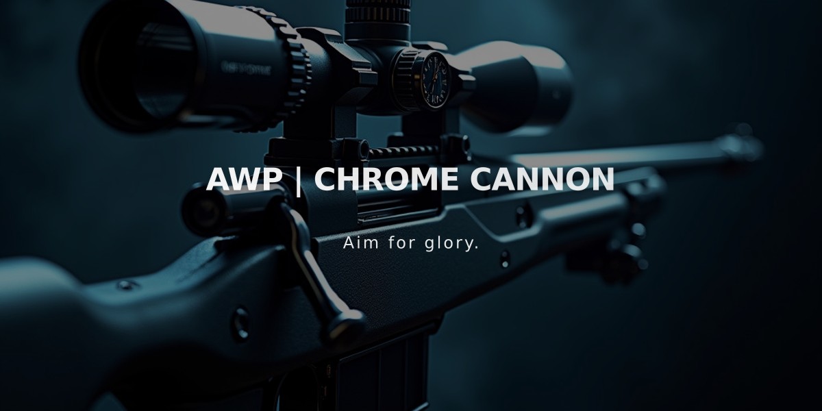 AWP | Chrome Cannon: The Mirror-Coated One-Shot Beast