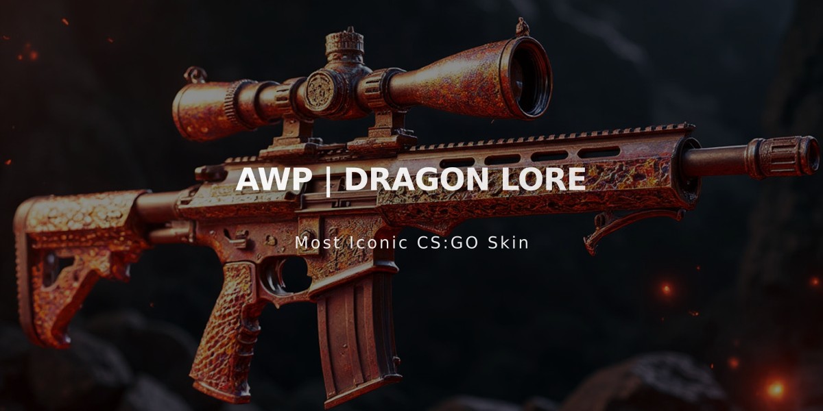 AWP Dragon Lore: Legendary CSGO Sniper Skin Worth Up to $867,500