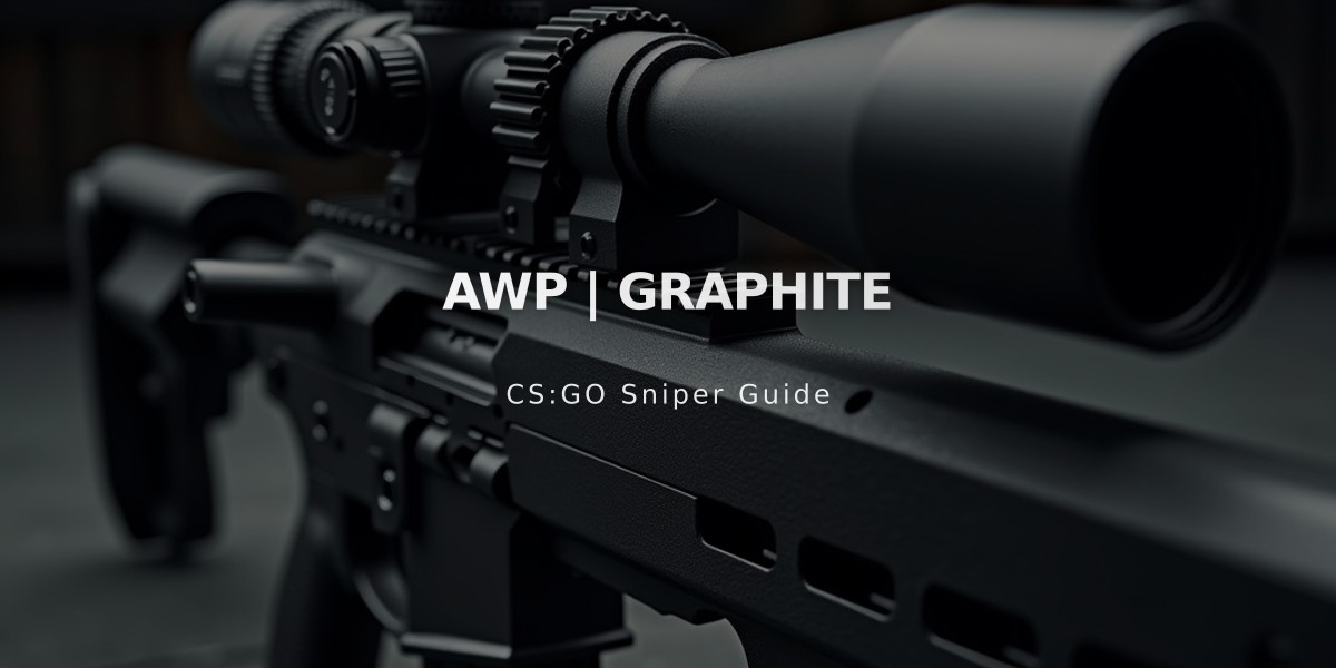 AWP | Graphite: A High-Risk Sniper Skin That Rewards Style