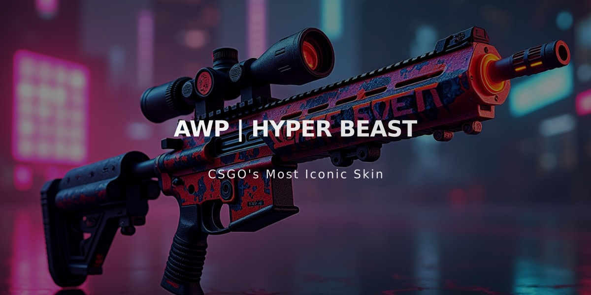 AWP | Hyper Beast: The Beast-Painted Sniper Rifle with Psychedelic Colors