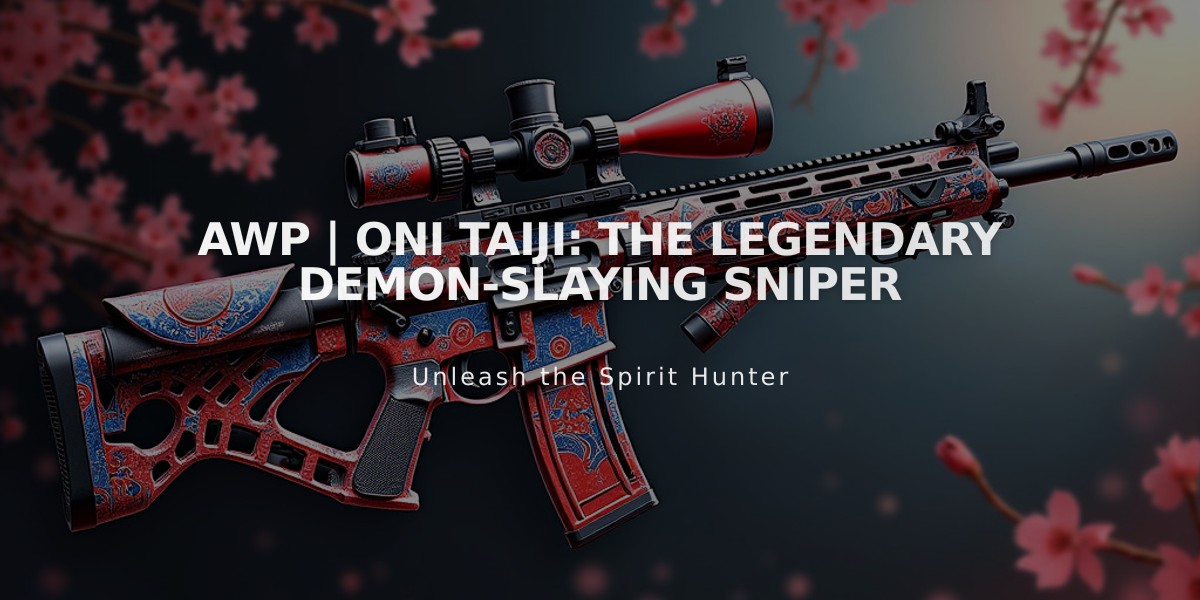 AWP | Oni Taiji: The Legendary Demon-Slaying Sniper