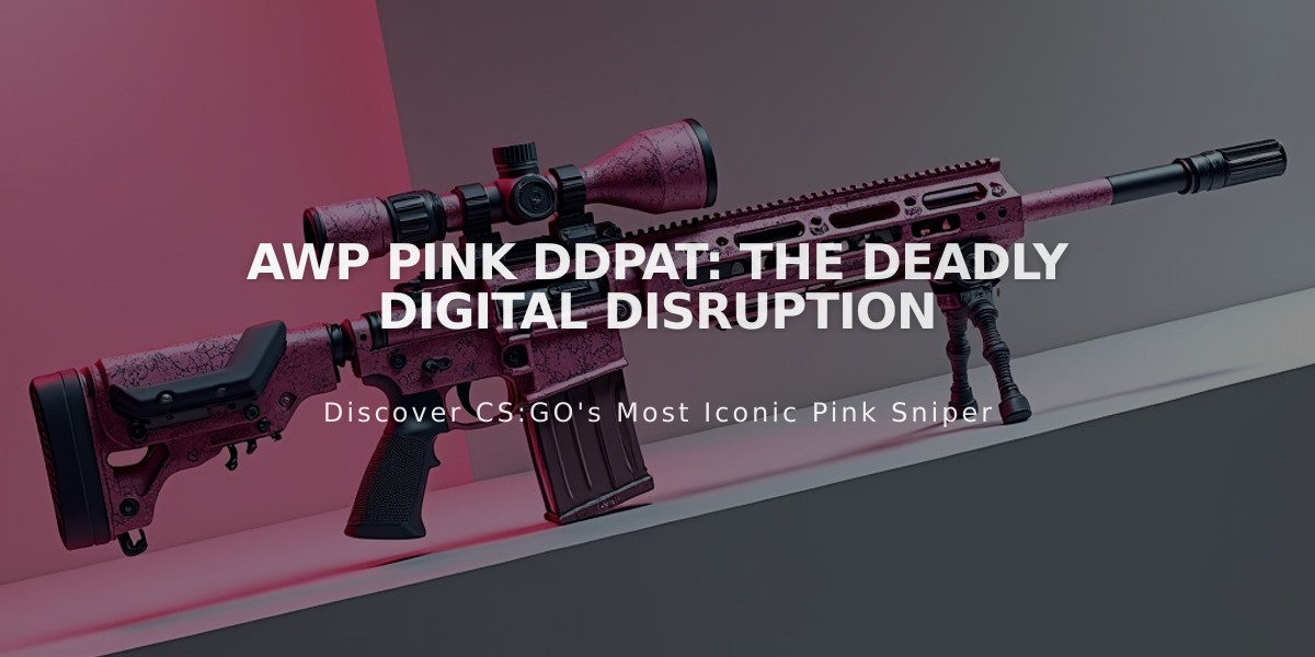 AWP Pink DDPAT: The Deadly Digital Disruption